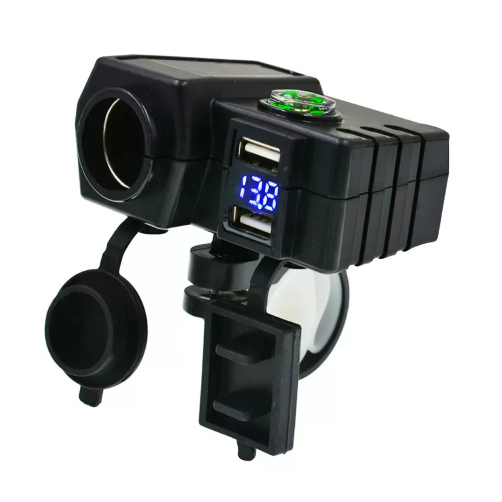 Waterproof 5V 2.1A Dual USB Port Cigar Lighter Socket Motorcycle Phone Charger Accessories 12V Car Charger Cigarette Lighter
Waterproof 5V 2.1A Dual USB Port Cigar Lighter Socket Motorcycle Phone Charger Accessories 12V Car Charger Cigarette Lighter