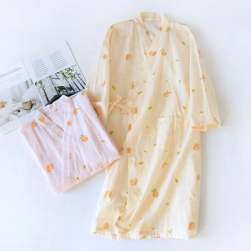 Cotton Women Kimono Robes for Summer and Autumn Pajamas Women's Breathable Sweat-absorbent Steaming Clothes Bathrobe
Cotton Women Kimono Robes for Summer and Autumn Pajamas Women's Breathable Sweat-absorbent Steaming Clothes Bathrobe