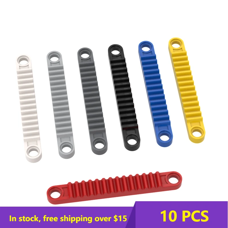 10PCS MOC High-Tech Assemble Particle 6630 1x8 Gear Bar With Bolt Building Blocks Kit Replaceable Part Toys For Children Gifts
10PCS MOC High-Tech Assemble Particle 6630 1x8 Gear Bar With Bolt Building Blocks Kit Replaceable Part Toys For Children Gifts