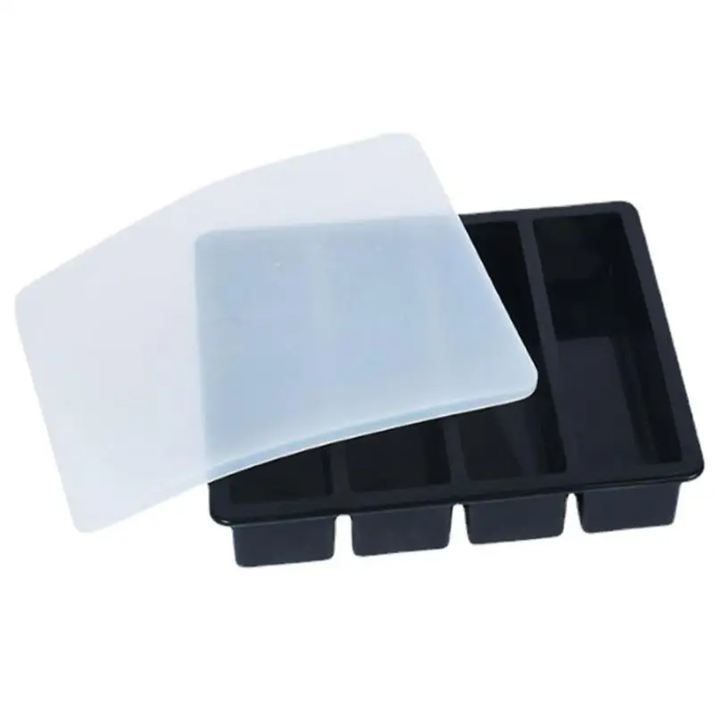 Ice Trays For Freezer Reusable Rectangle 4-Grid Silicone Ice Maker Ice Cube Trays For Freezer Mini Ice Cube Trays Small Ice Cube
Ice Trays For Freezer Reusable Rectangle 4-Grid Silicone Ice Maker Ice Cube Trays For Freezer Mini Ice Cube Trays Small Ice Cube