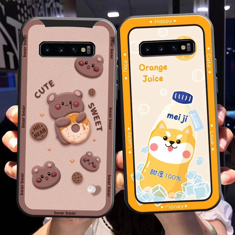 Fashion Cute Cartoon Bear For Samsung Galaxy S10 S10 Plus S10E S10 Lite S10 5G Phone Case Funda Carcasa Back Soft TPU
Fashion Cute Cartoon Bear For Samsung Galaxy S10 S10 Plus S10E S10 Lite S10 5G Phone Case Funda Carcasa Back Soft TPU