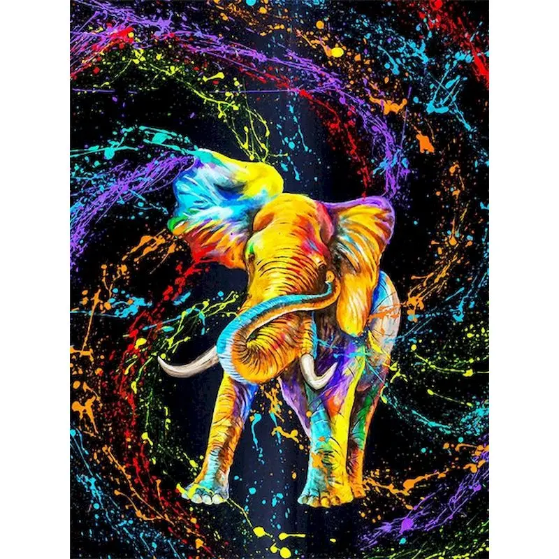 RUOPOTY Colourful Elephant Kit Diamond Painting Aniaml Cross Stitch Kits 5D Diamond Mosaic Handmade Unique Gift with Frame
RUOPOTY Colourful Elephant Kit Diamond Painting Aniaml Cross Stitch Kits 5D Diamond Mosaic Handmade Unique Gift with Frame