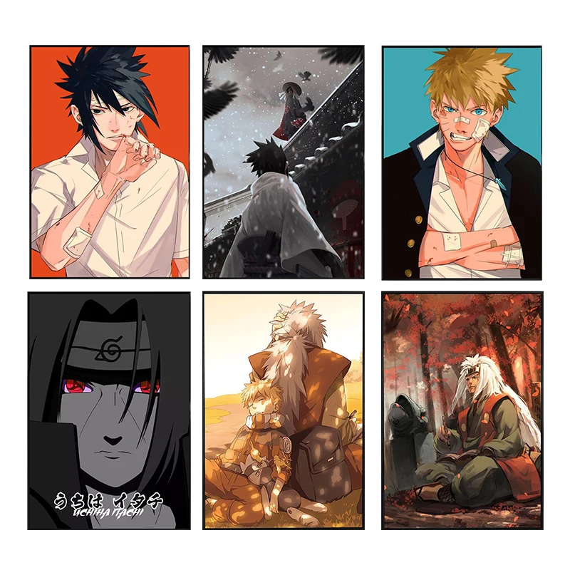 Classic Anime Naruto Character Sasuke Kakashi Itachi Akatsuki Poster Canvas Painting Mural Bedroom Home Art Decoration Kids Gift
Classic Anime Naruto Character Sasuke Kakashi Itachi Akatsuki Poster Canvas Painting Mural Bedroom Home Art Decoration Kids Gift