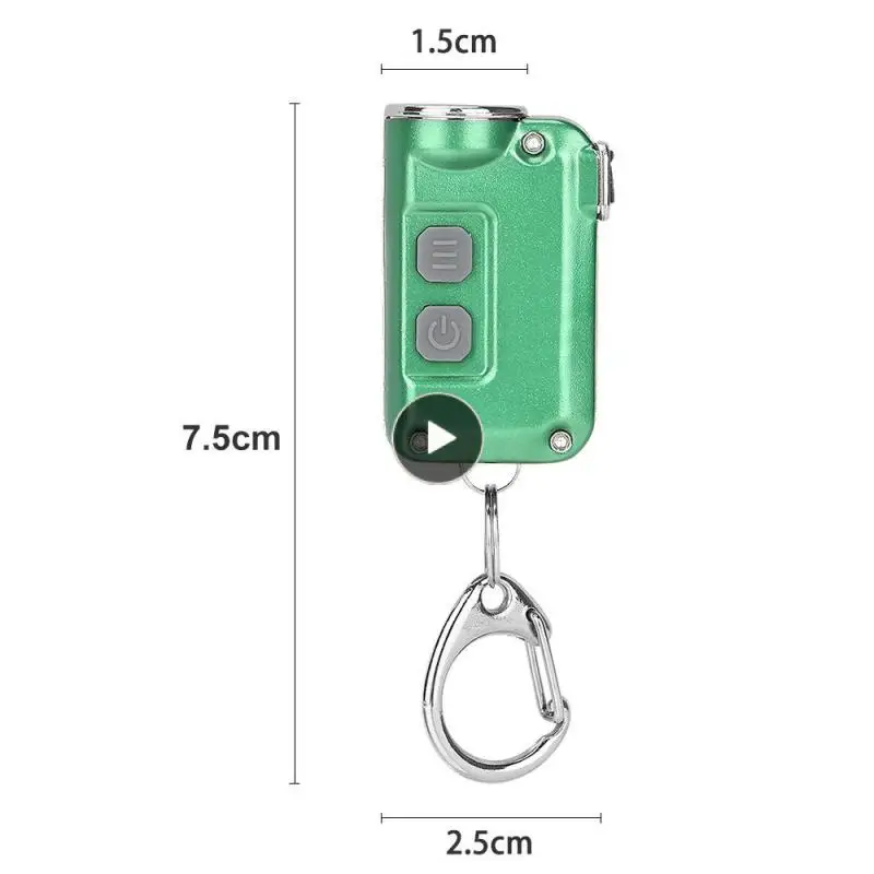 Portable Keychain Mini Double Switch Lamp USB Flashlight Camping Light Flashlight Waterproof Super Bright Emergency Light
Portable Keychain Mini Double Switch Lamp USB Flashlight Camping Light Flashlight Waterproof Super Bright Emergency Light