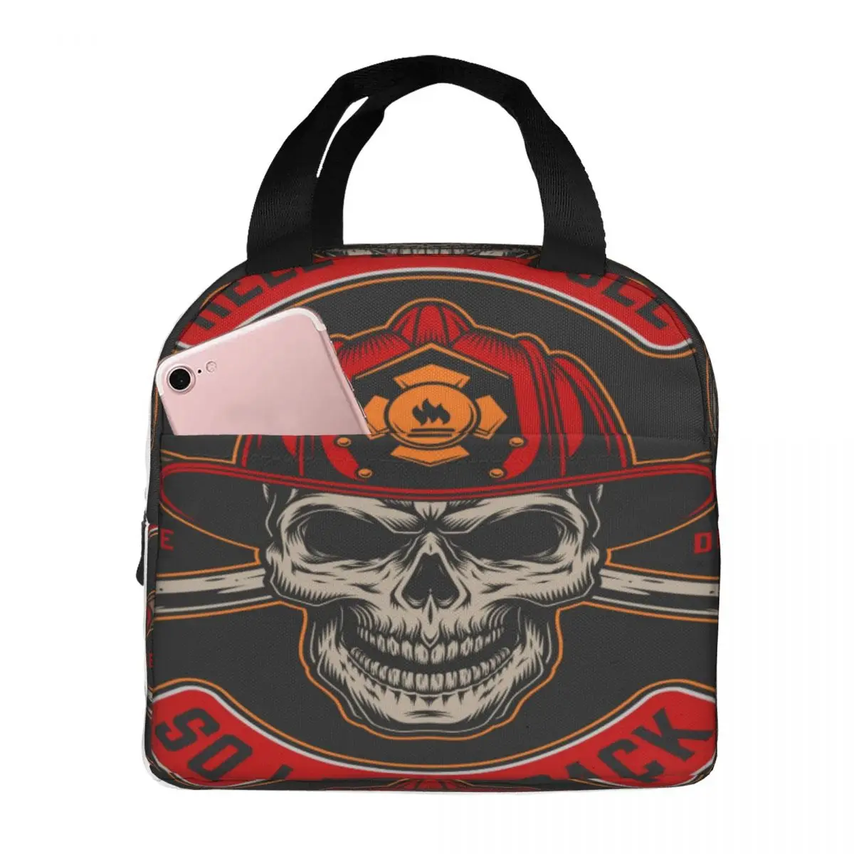 Vintage Firefighter Label Cooler Bag Portable Zipper Thermal Lunch Bag Convenient Lunch Box Tote Food Bag
Vintage Firefighter Label Cooler Bag Portable Zipper Thermal Lunch Bag Convenient Lunch Box Tote Food Bag