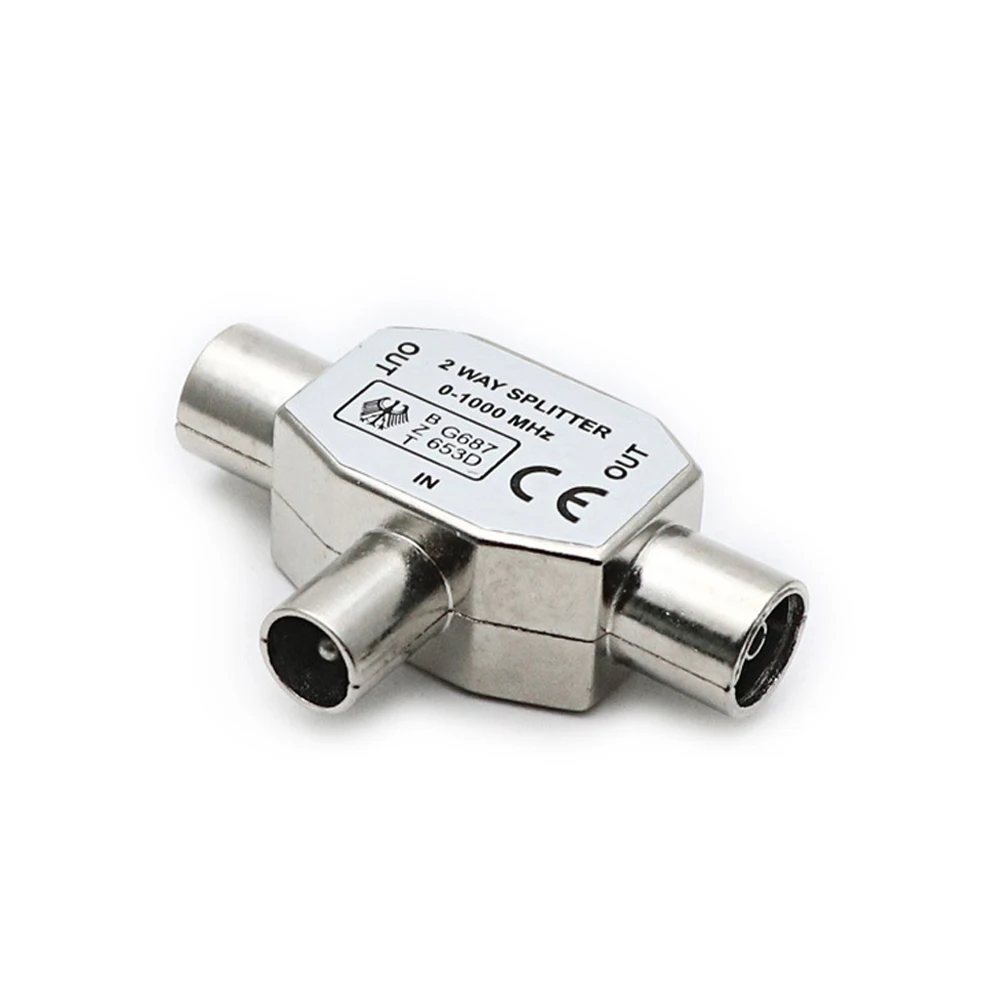 Antenna Distributor Signal Assignment Converter Transmitter Receiver Full Metal Plug 9.5 Maleturn 2 9.5 Female Adapter Tee TV
Antenna Distributor Signal Assignment Converter Transmitter Receiver Full Metal Plug 9.5 Maleturn 2 9.5 Female Adapter Tee TV
