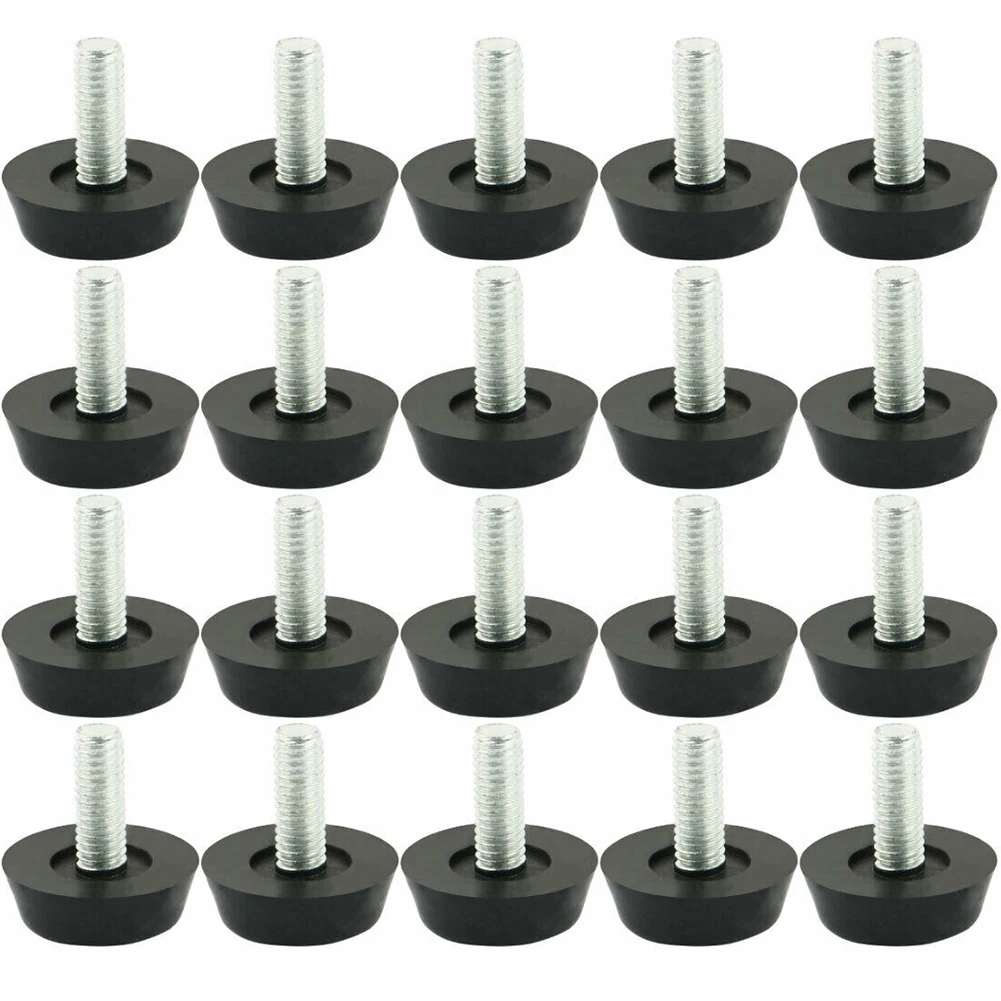 20 Pcs Leveling Foot Screw On Type Furniture Table Chair Glide Leveling Foot Adjustable M6 X 20mm Thread Design Spare Parts
20 Pcs Leveling Foot Screw On Type Furniture Table Chair Glide Leveling Foot Adjustable M6 X 20mm Thread Design Spare Parts