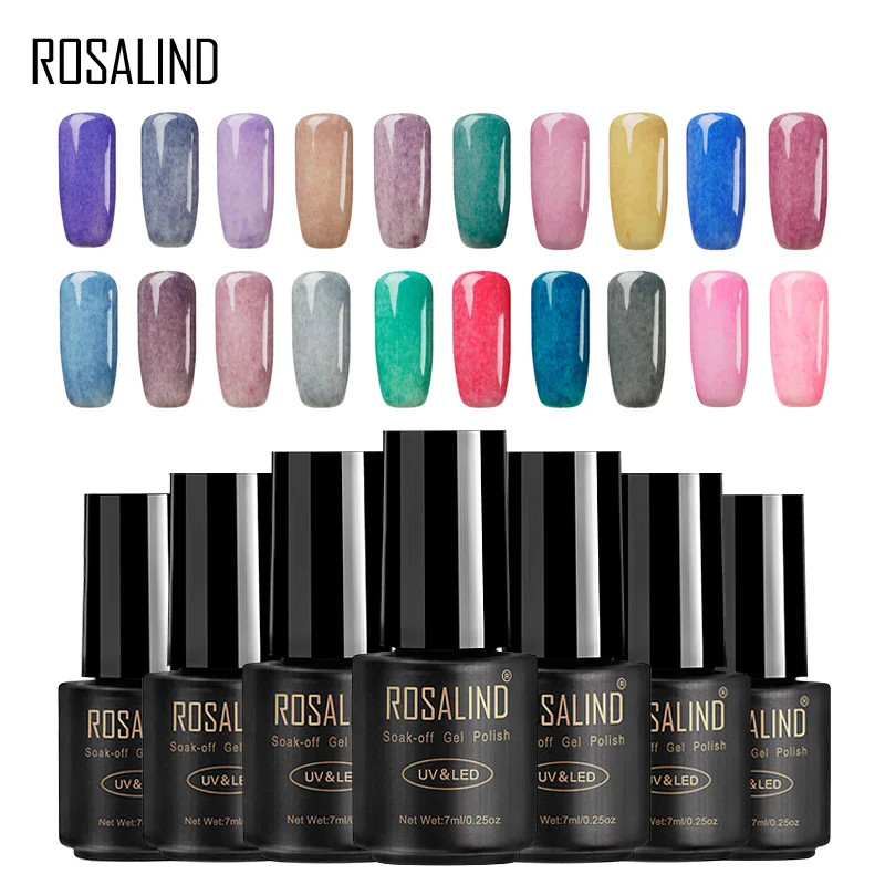 ROSALIND Nail Polish Semi Permanent Varnish Nail Art For Bright Color Top Coat UV LED Soak Off Gel Nail Polish
ROSALIND Nail Polish Semi Permanent Varnish Nail Art For Bright Color Top Coat UV LED Soak Off Gel Nail Polish