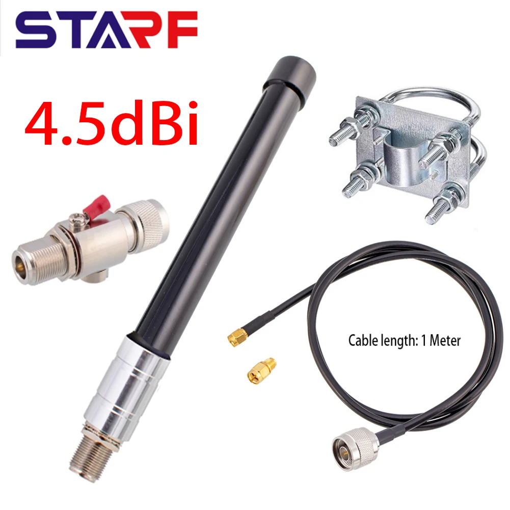 STARF 868-930Mhz 25cm Antenna 3dbi 4.5dbi N Male Connector Low VSWR LoRa Antenna Cable Adapter HNT RAK Helium Hotspot Miner V2V1
STARF 868-930Mhz 25cm Antenna 3dbi 4.5dbi N Male Connector Low VSWR LoRa Antenna Cable Adapter HNT RAK Helium Hotspot Miner V2V1