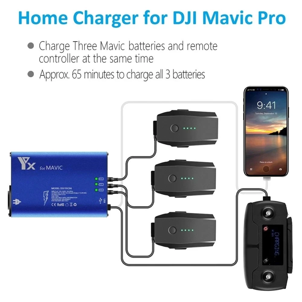 Зарядный концентратор для Mavic Pro 5 в 1, интеллектуальное домашнее зарядное устройство для Дронов DJI Mavic Pro и Platinum, аксессуары для камеры
Зарядный концентратор для Mavic Pro 5 в 1, интеллектуальное домашнее зарядное устройство для Дронов DJI Mavic Pro и Platinum, аксессуары для камеры
