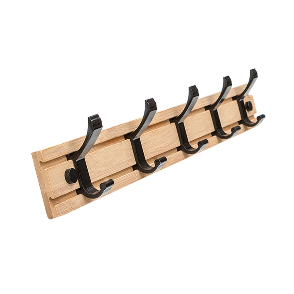 Bamboo Coat Rack Wall-mounted Hooks Simple Hanger Bedroom Wall Rack with Moveable Hooks Coat Rack Bathroom Home Accessories
Bamboo Coat Rack Wall-mounted Hooks Simple Hanger Bedroom Wall Rack with Moveable Hooks Coat Rack Bathroom Home Accessories