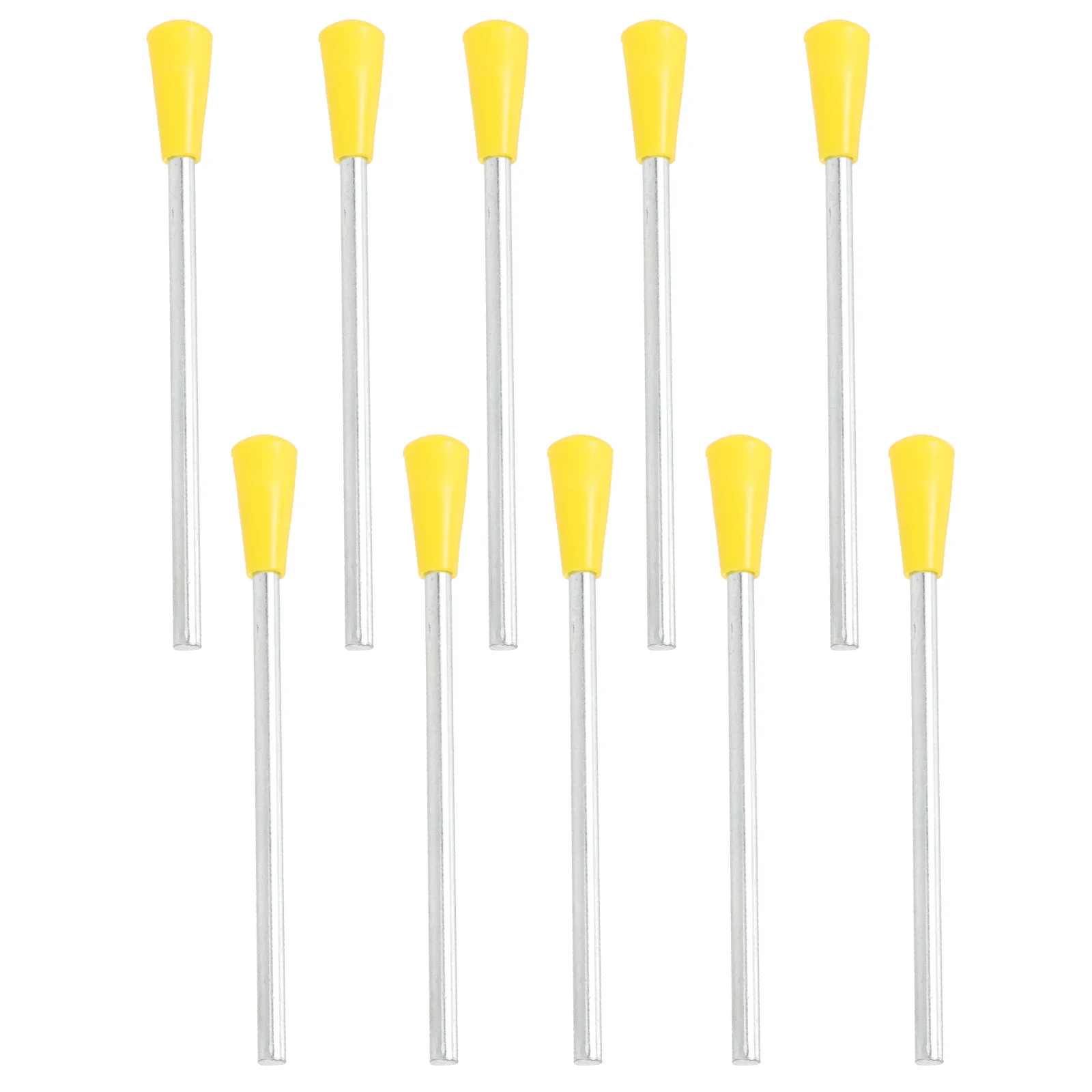 10pcs Practical Triangle Iron Hammers Plastic Triangle Iron Mallets Hammers Percussion Sticks
10pcs Practical Triangle Iron Hammers Plastic Triangle Iron Mallets Hammers Percussion Sticks