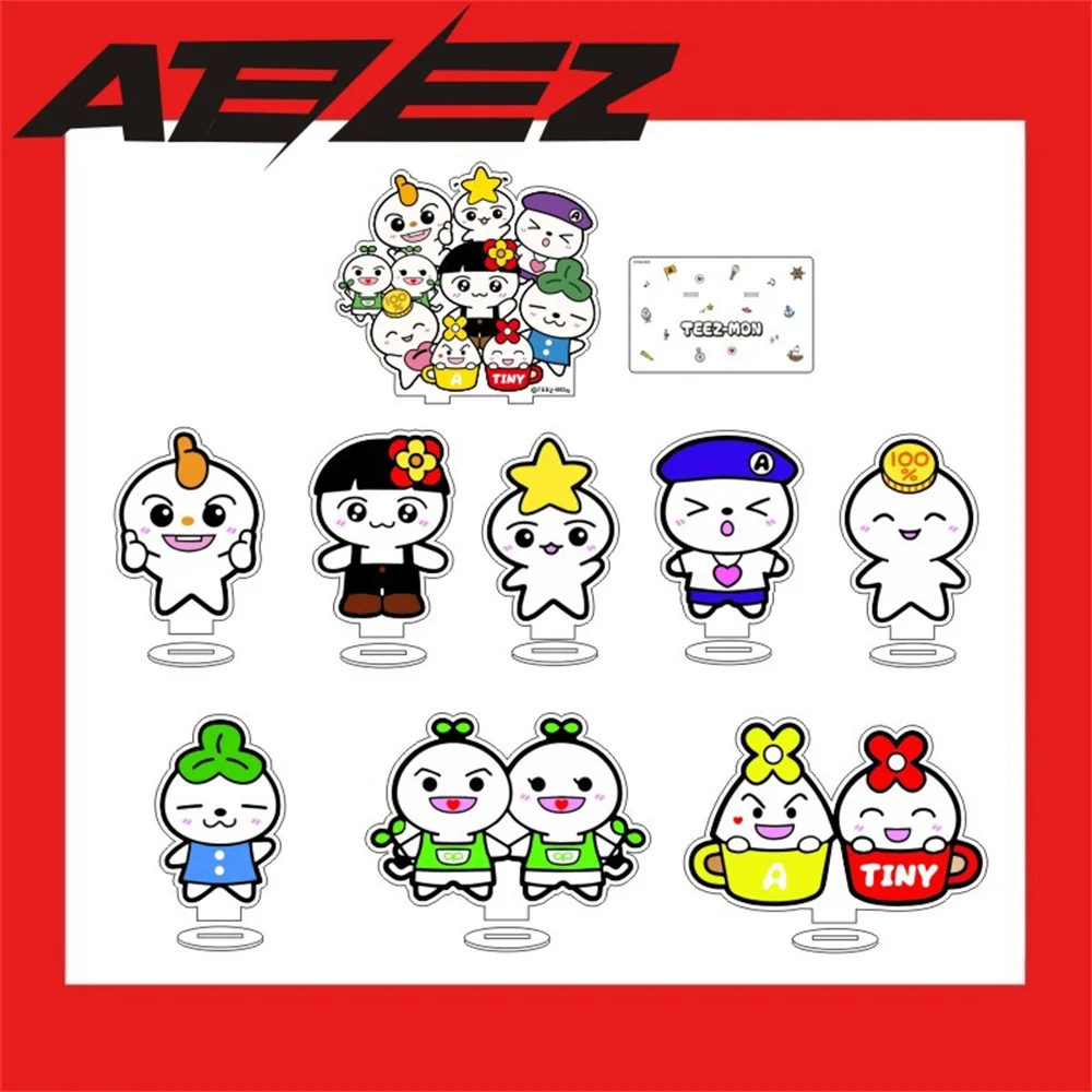 KPOP ATEEZ Cartoon Character "TEEZ-MON" Model HD Acrylic Stand Figure Desktop Ornament SeongHwa HongJoong ATINY Fans Gifts
KPOP ATEEZ Cartoon Character "TEEZ-MON" Model HD Acrylic Stand Figure Desktop Ornament SeongHwa HongJoong ATINY Fans Gifts