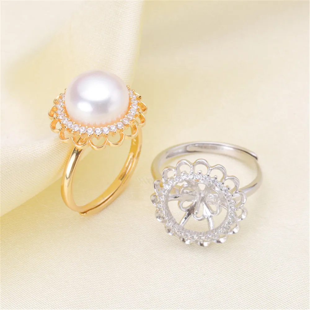 Wholesale Classic 925 Silver Ring Accessories Settings Adjustable Blank Pearl Ring Setting Base For Women Diy Jewelry Making
Wholesale Classic 925 Silver Ring Accessories Settings Adjustable Blank Pearl Ring Setting Base For Women Diy Jewelry Making