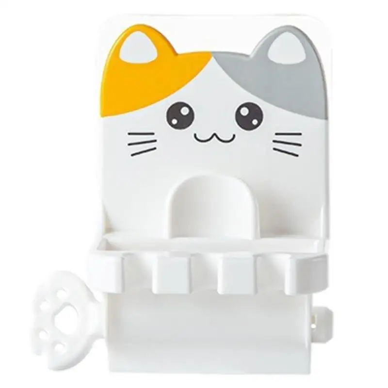 

Rolling Tube Toothpaste Squeezer Wall Mounted Cute Cat Manual Wringer Seat Holder Stand 14*11*8cm Cute Cat Rotatable Toothpaste