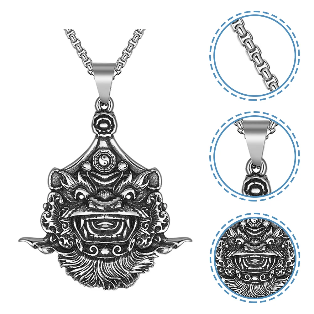 Necklacependantmensweater Chain Vintage Steel Titaniumtiger Roaring Rapper Hip Viking Punk Hop Biker King Head Creative
Necklacependantmensweater Chain Vintage Steel Titaniumtiger Roaring Rapper Hip Viking Punk Hop Biker King Head Creative