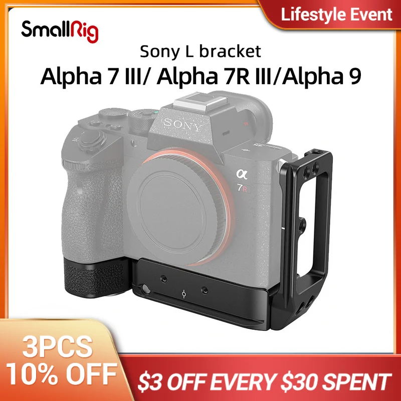 SmallRig A73 L Plate for Sony A7M3 A7R3 L-Bracket for Sony A7III / A7RIII / A9 Feature With Quick Release Arca Style Plate 2122
SmallRig A73 L Plate for Sony A7M3 A7R3 L-Bracket for Sony A7III / A7RIII / A9 Feature With Quick Release Arca Style Plate 2122