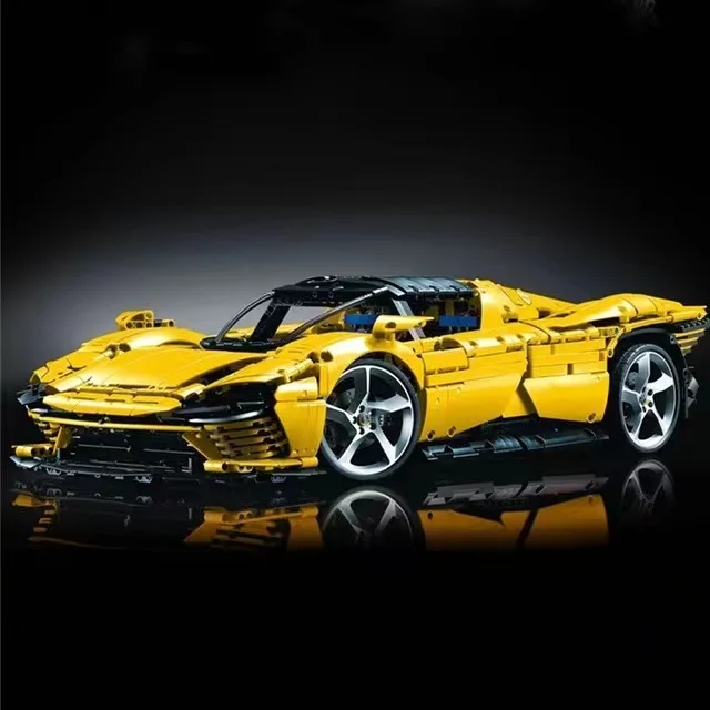 Модель суперкара Daytona SP3 с желтым ферраридом, 3778 шт., строительные блоки, спортивный автомобиль, игрушки для мальчиков, подарок на день рожден...
Модель суперкара Daytona SP3 с желтым ферраридом, 3778 шт., строительные блоки, спортивный автомобиль, игрушки для мальчиков, подарок на день рожден...