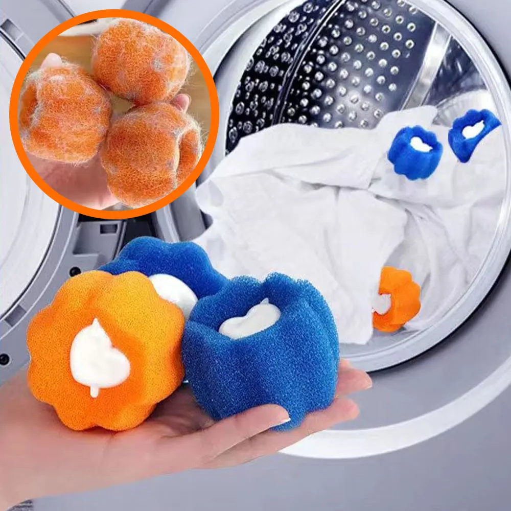 Magic Laundry Ball Reusable Clothes Cleaning Pet Hair Remover for Laundry Detergents Catches Washing Machine
Magic Laundry Ball Reusable Clothes Cleaning Pet Hair Remover for Laundry Detergents Catches Washing Machine