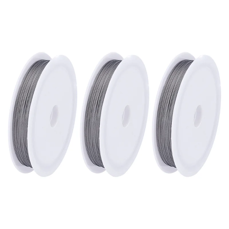 3 Rolls Nylon Coated Stainless Steel Wire 0.38mm Tiger Tail Wire for Jewelry Making Bracelet Earring DIY Crafts Outdoor Supplies
3 Rolls Nylon Coated Stainless Steel Wire 0.38mm Tiger Tail Wire for Jewelry Making Bracelet Earring DIY Crafts Outdoor Supplies