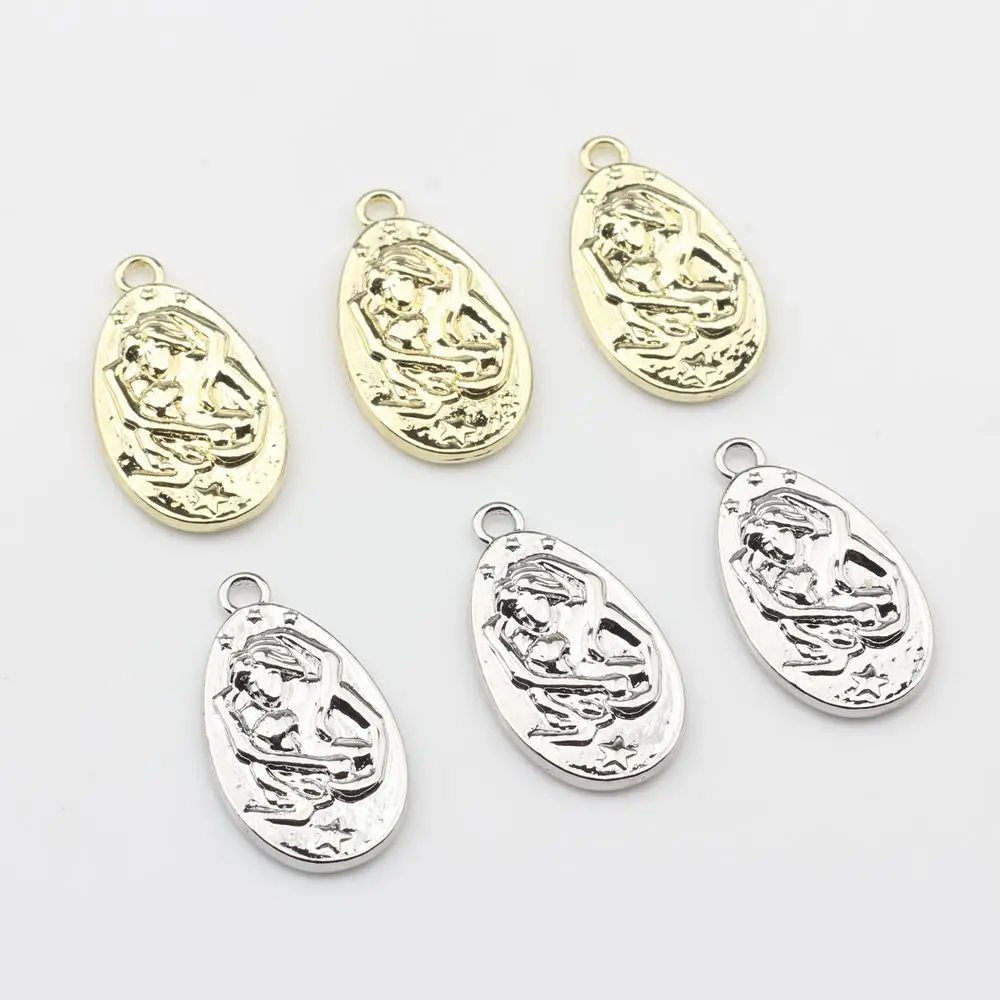 10pcs Alloy Water Droplet Shape Portrait Stars Charms Pendant Handmade DIY Necklace Bracelet Earrings Jewelry Accessories
10pcs Alloy Water Droplet Shape Portrait Stars Charms Pendant Handmade DIY Necklace Bracelet Earrings Jewelry Accessories