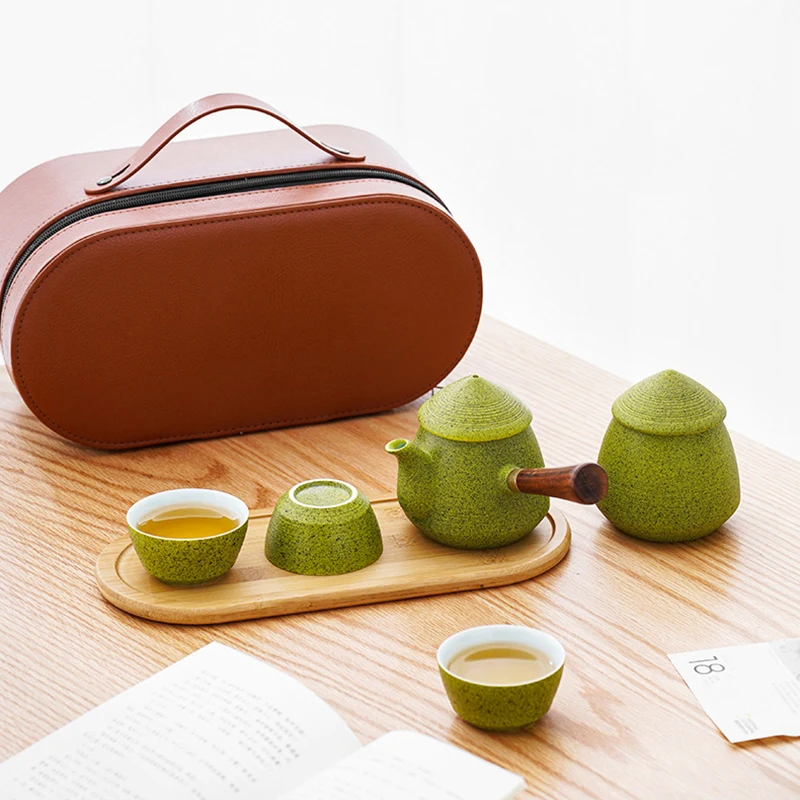 

Портативный чайник ручной работы в японском стиле, высококачественный чайный набор, креативный, офисный, домашний чайник кунг-фу, керамический чайник с боковой ручкой и фильтром