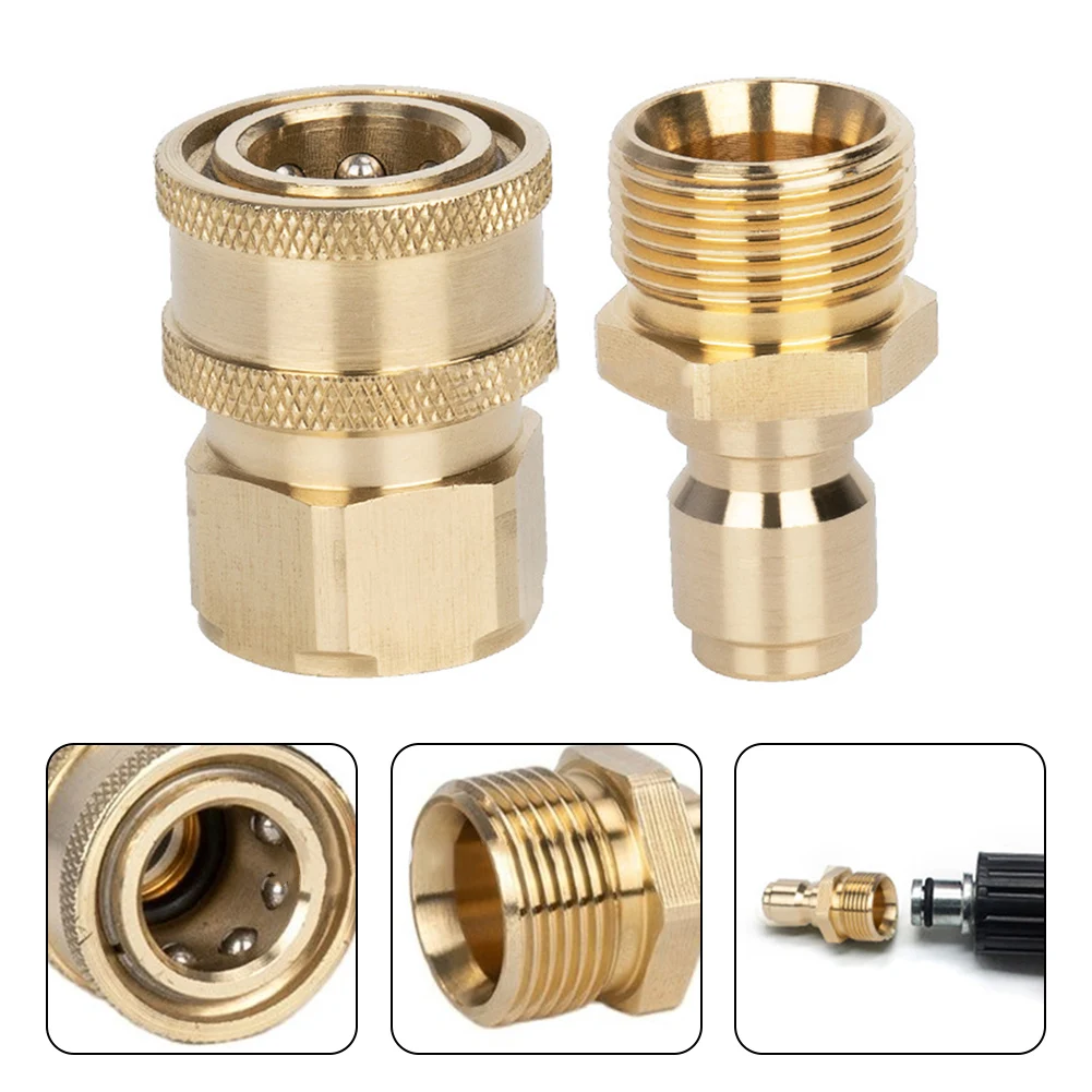 3/8 M22 Adapter For High Pressure Washer Spout Kit Quick Connect Kit BRASS M22 Male Pipe Thread Quick Connect Socket
3/8 M22 Adapter For High Pressure Washer Spout Kit Quick Connect Kit BRASS M22 Male Pipe Thread Quick Connect Socket