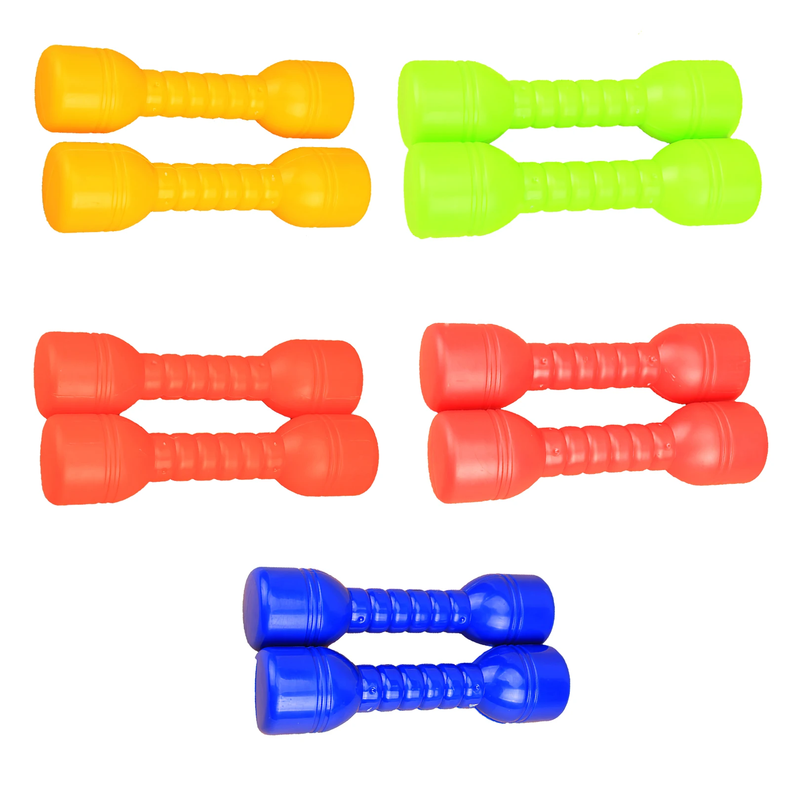 5 Pairs Children Dumbbell Anti Slip Plastic Hand Dumbbell Good Workmanship Kid Fitness Equipment Toy for Home Kindergarten
5 Pairs Children Dumbbell Anti Slip Plastic Hand Dumbbell Good Workmanship Kid Fitness Equipment Toy for Home Kindergarten