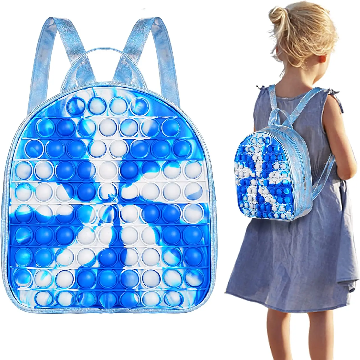 Kids Small Fidget School Backpack Pop Purse Shoulder Bags,Party Favors Push Popping Bubble Toys Bags Gifts for Boys and Girls
Kids Small Fidget School Backpack Pop Purse Shoulder Bags,Party Favors Push Popping Bubble Toys Bags Gifts for Boys and Girls