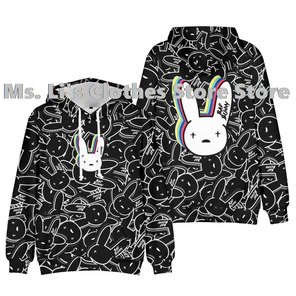 New ArrivalsBad Bunny Men/women Hoodies Streetwear Creative Oversized Bad Bunny Fans Hoodie Casual Activewear Clothes
New ArrivalsBad Bunny Men/women Hoodies Streetwear Creative Oversized Bad Bunny Fans Hoodie Casual Activewear Clothes