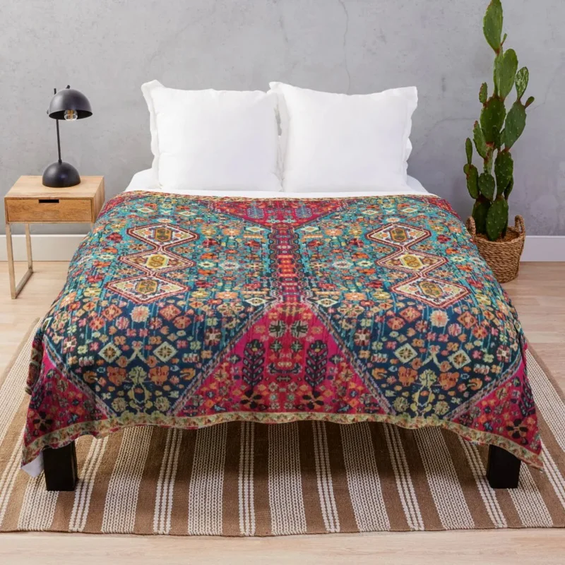 Oriental Colored Traditional Antique Moroccan Style Fabric Design Throw Blanket velvet luxury blanket
Oriental Colored Traditional Antique Moroccan Style Fabric Design Throw Blanket velvet luxury blanket