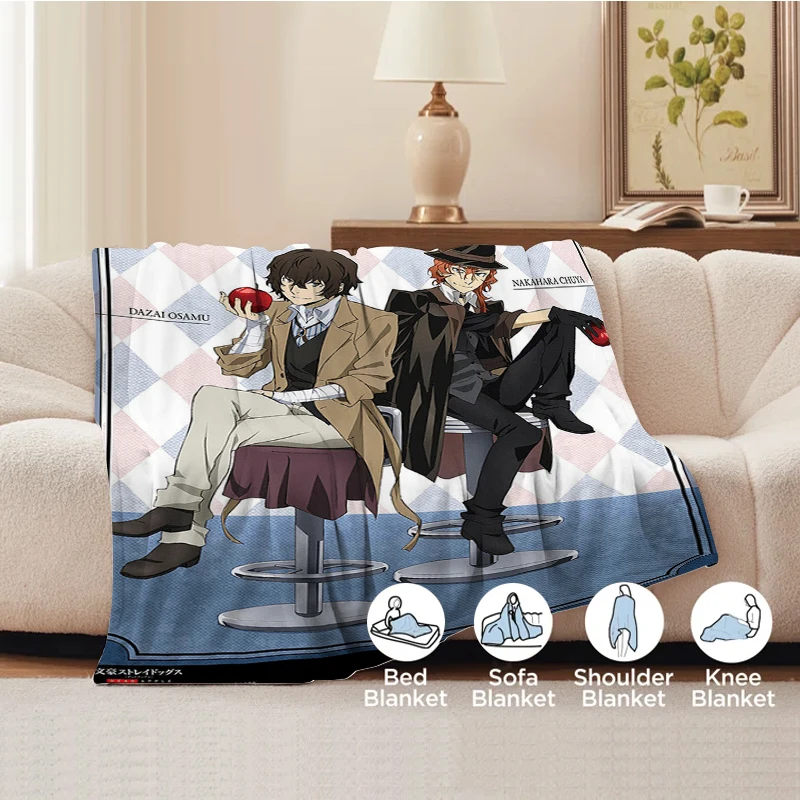 B-Bungo Stray Dogs Fluffy Soft Blankets for Winter Couch Throw Blanket Nordic Boho Home Decor Bedroom Decoration Decorative Sofa
B-Bungo Stray Dogs Fluffy Soft Blankets for Winter Couch Throw Blanket Nordic Boho Home Decor Bedroom Decoration Decorative Sofa