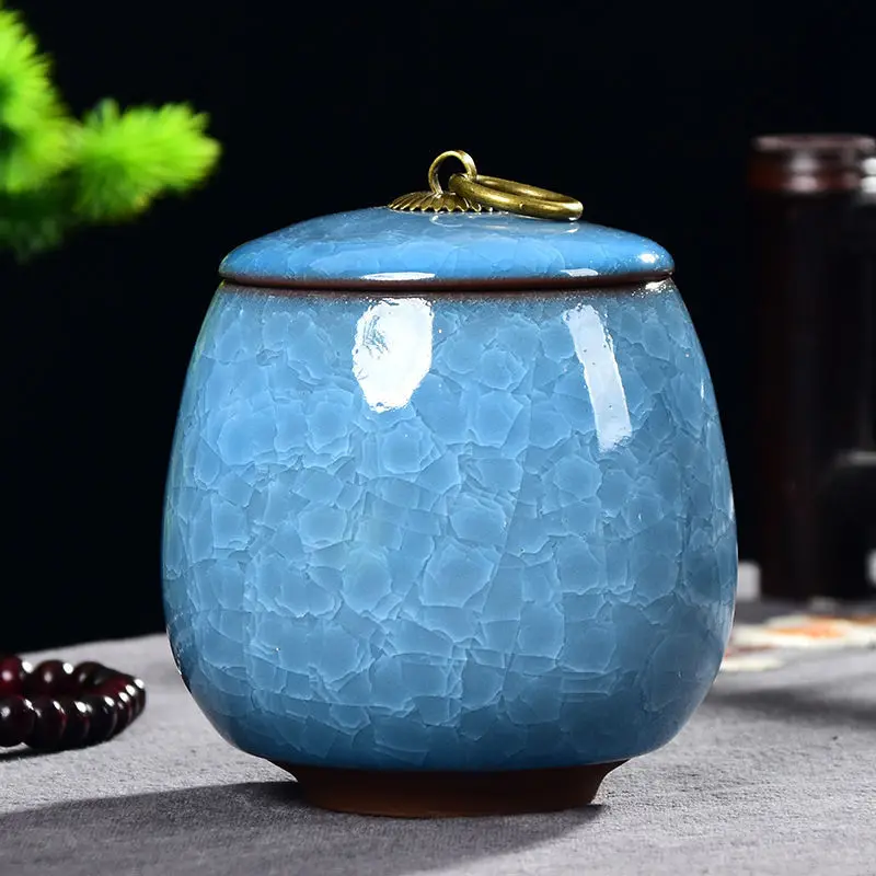 Creative Ice Crack Ceramic Tea Caddy Mini Portable Sealed Jar Candle Candle Holder Jar with Lid Jewelry Box Porcelain Home Decor
Creative Ice Crack Ceramic Tea Caddy Mini Portable Sealed Jar Candle Candle Holder Jar with Lid Jewelry Box Porcelain Home Decor
