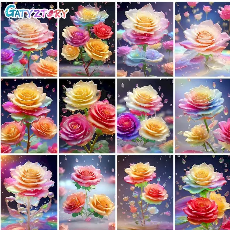 GATYZTORY Drawing By Number Colorful Flower Kits Painting By Number DIY Frame Modern Drawing On Canvas Children's Room Decor
GATYZTORY Drawing By Number Colorful Flower Kits Painting By Number DIY Frame Modern Drawing On Canvas Children's Room Decor