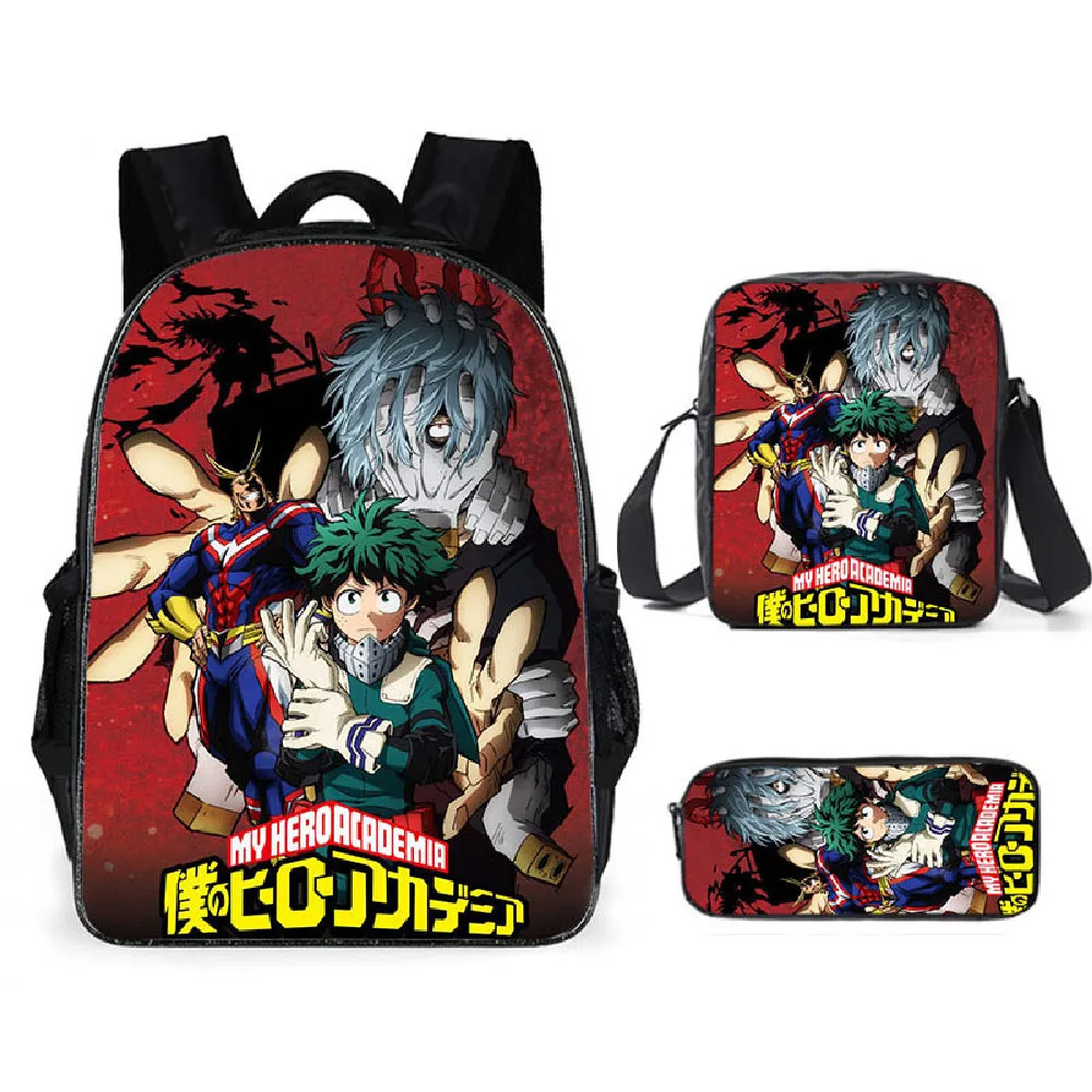 Cartoon Humor My Hero Academia 3pcs/Set Backpack 3D Print School Student Bookbag Travel Laptop Daypack Shoulder Bag Pencil Case
Cartoon Humor My Hero Academia 3pcs/Set Backpack 3D Print School Student Bookbag Travel Laptop Daypack Shoulder Bag Pencil Case