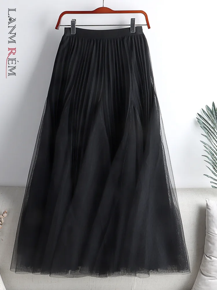 Юбка LANMREM женская с высокой эластичной талией, элегантная однотонная сетчатая со складками, новая модная одежда, 32D780, 2023
Юбка LANMREM женская с высокой эластичной талией, элегантная однотонная сетчатая со складками, новая модная одежда, 32D780, 2023