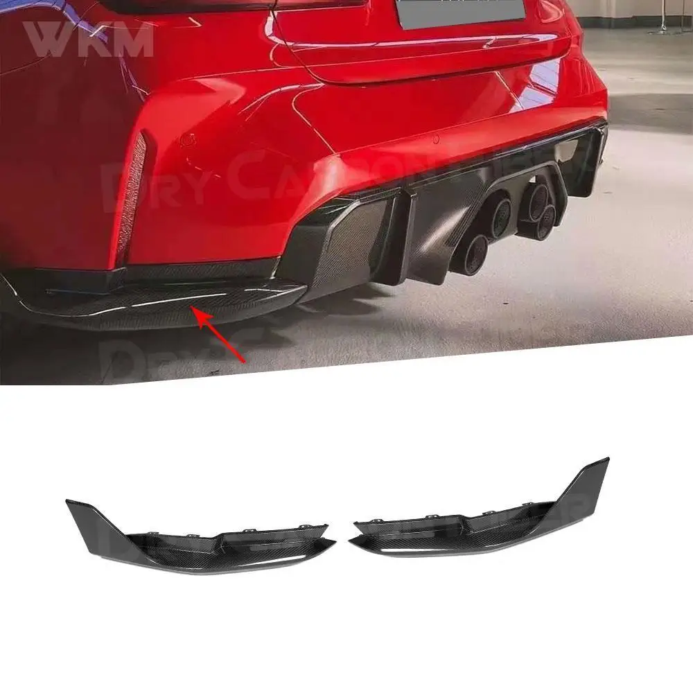 Dry Carbon Fiber Rear Diffuser Spoiler Splitters for BMW 3 Series G80 M3 4 Door 2021+ MP Style Rear Bumper Diffuser Splitters
Dry Carbon Fiber Rear Diffuser Spoiler Splitters for BMW 3 Series G80 M3 4 Door 2021+ MP Style Rear Bumper Diffuser Splitters
