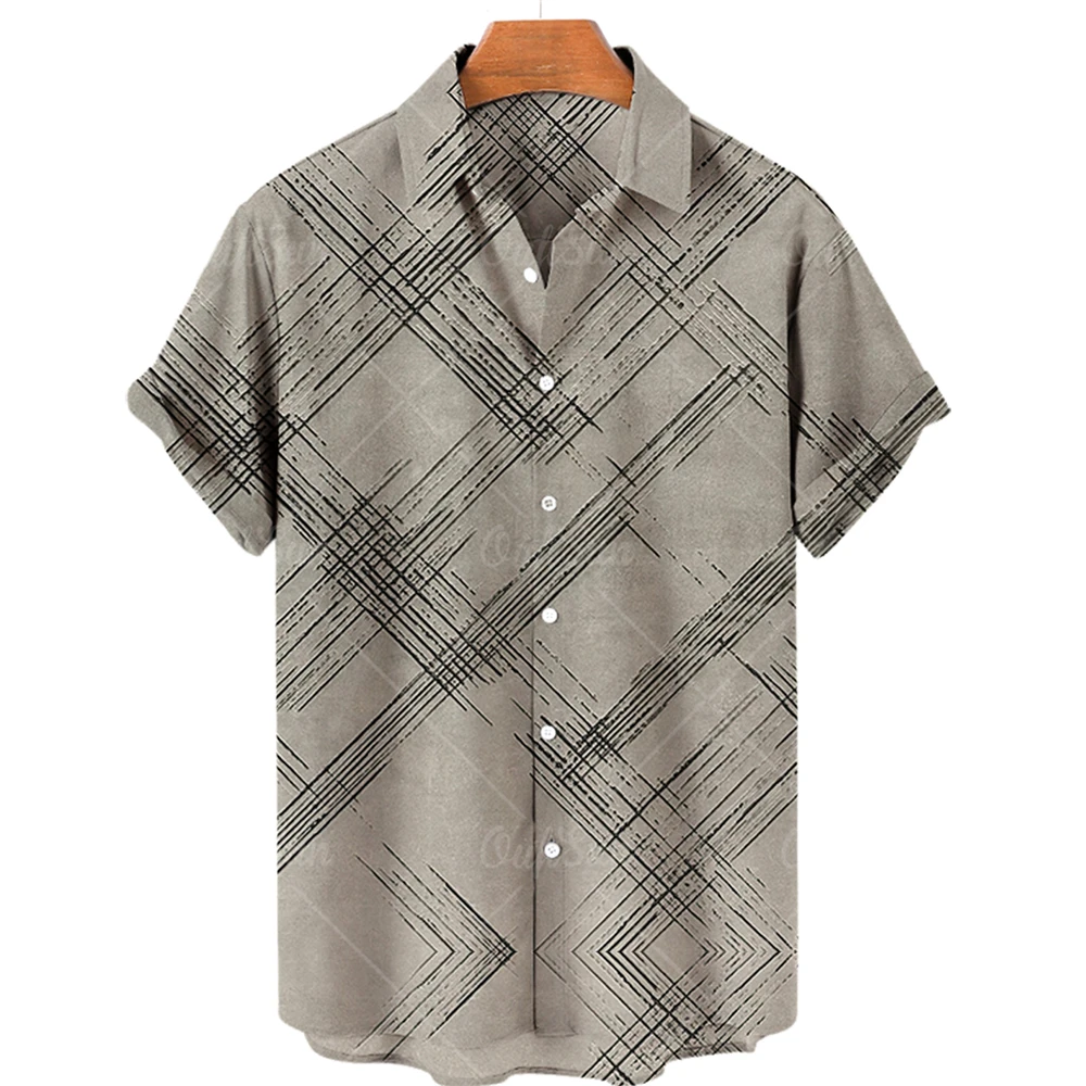 2022 Men's Shirts Casual Striped Hawaiian Mens Printed Short Sleeve Tops Lapel Single Button Shirts Harajuku Summer Men's Shirts
2022 Men's Shirts Casual Striped Hawaiian Mens Printed Short Sleeve Tops Lapel Single Button Shirts Harajuku Summer Men's Shirts