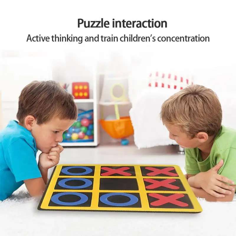 Family Games Tic Tac Toe 6" x 6" EVA Coffee Table to Play Classic Game Home Decor Strategy Board Games for Families Outdoor Tool
Family Games Tic Tac Toe 6" x 6" EVA Coffee Table to Play Classic Game Home Decor Strategy Board Games for Families Outdoor Tool