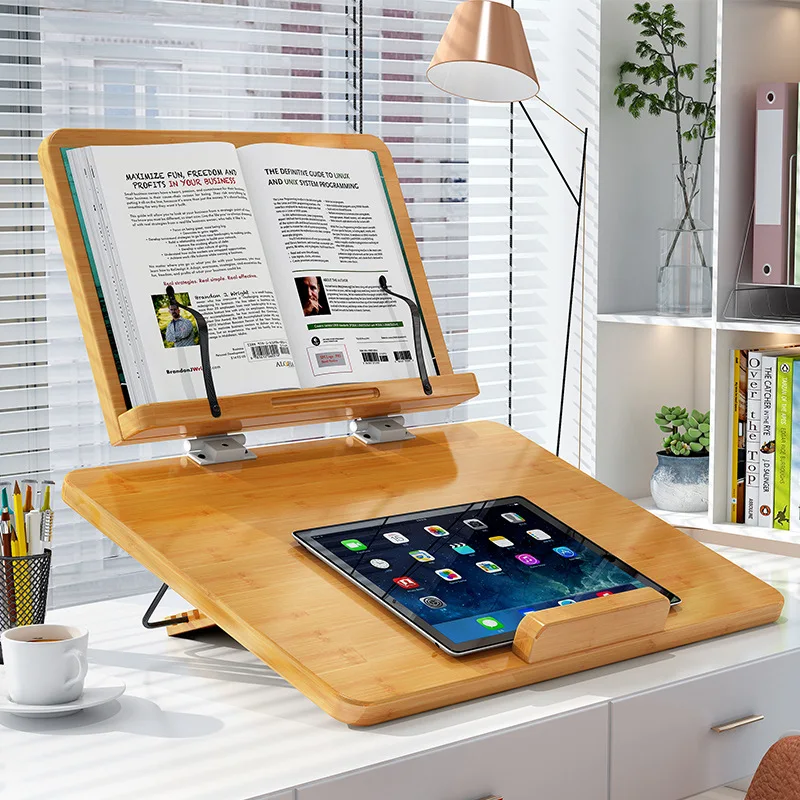 Reading Rack Book Easel Multifunctional Bamboo Wood Book Shelf Desktop Reading Stand Reading and Writing Set
Reading Rack Book Easel Multifunctional Bamboo Wood Book Shelf Desktop Reading Stand Reading and Writing Set