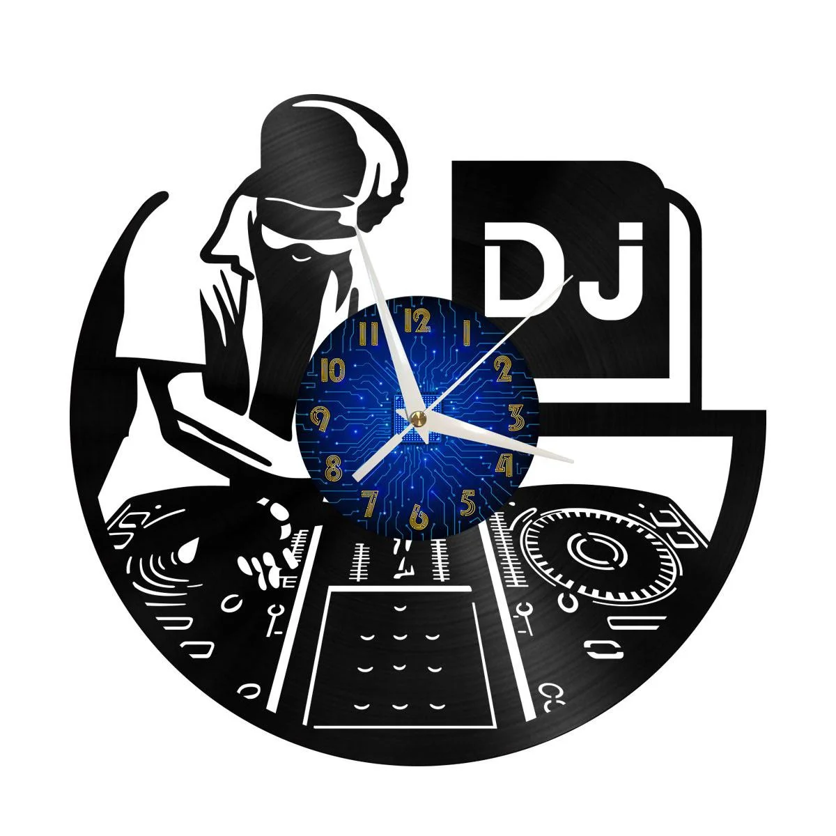 Disco DJ DJing 2 Vinyl Wall Clock, Vinyl Record Clock Wall Art Silent & Non-ticking
Disco DJ DJing 2 Vinyl Wall Clock, Vinyl Record Clock Wall Art Silent & Non-ticking