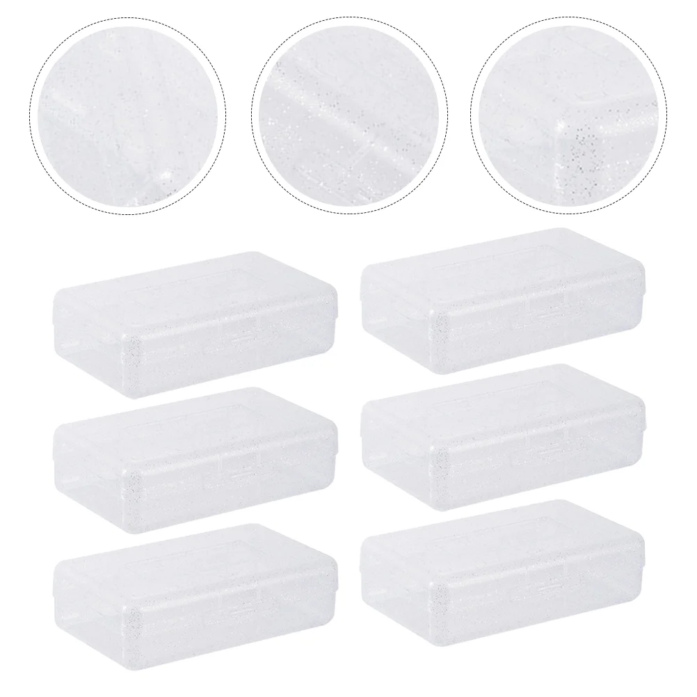6Pcs Transparent Box Case Stationery Student Case for Pencils Pens Drill Bits Office Supplies
6Pcs Transparent Box Case Stationery Student Case for Pencils Pens Drill Bits Office Supplies