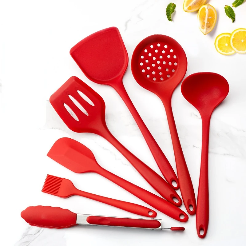 1Pcs Kitchenware Silicone Kitchen Utensils Soup Spoon Spatula Brush Spatula Pasta Server Whisk Kitchen Cooking Tools Tableware
1Pcs Kitchenware Silicone Kitchen Utensils Soup Spoon Spatula Brush Spatula Pasta Server Whisk Kitchen Cooking Tools Tableware