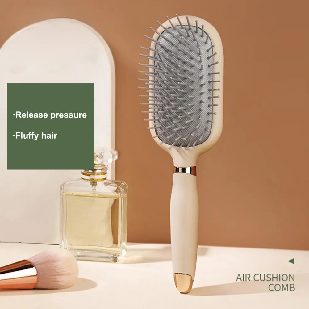 Massage Comb Anti-Slip Multifunctional Ergonomic Design Air Cushion Hairdressing Comb for Student
Massage Comb Anti-Slip Multifunctional Ergonomic Design Air Cushion Hairdressing Comb for Student