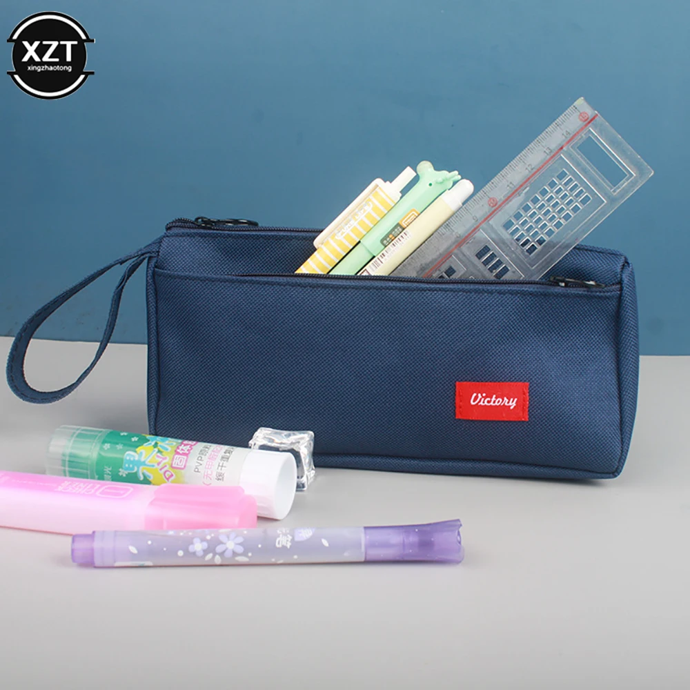 Double-layer Large Capacity Pencil Cases Simple Oxford Cloth Zipper Pencil Pouch for School Office Working Supply
Double-layer Large Capacity Pencil Cases Simple Oxford Cloth Zipper Pencil Pouch for School Office Working Supply