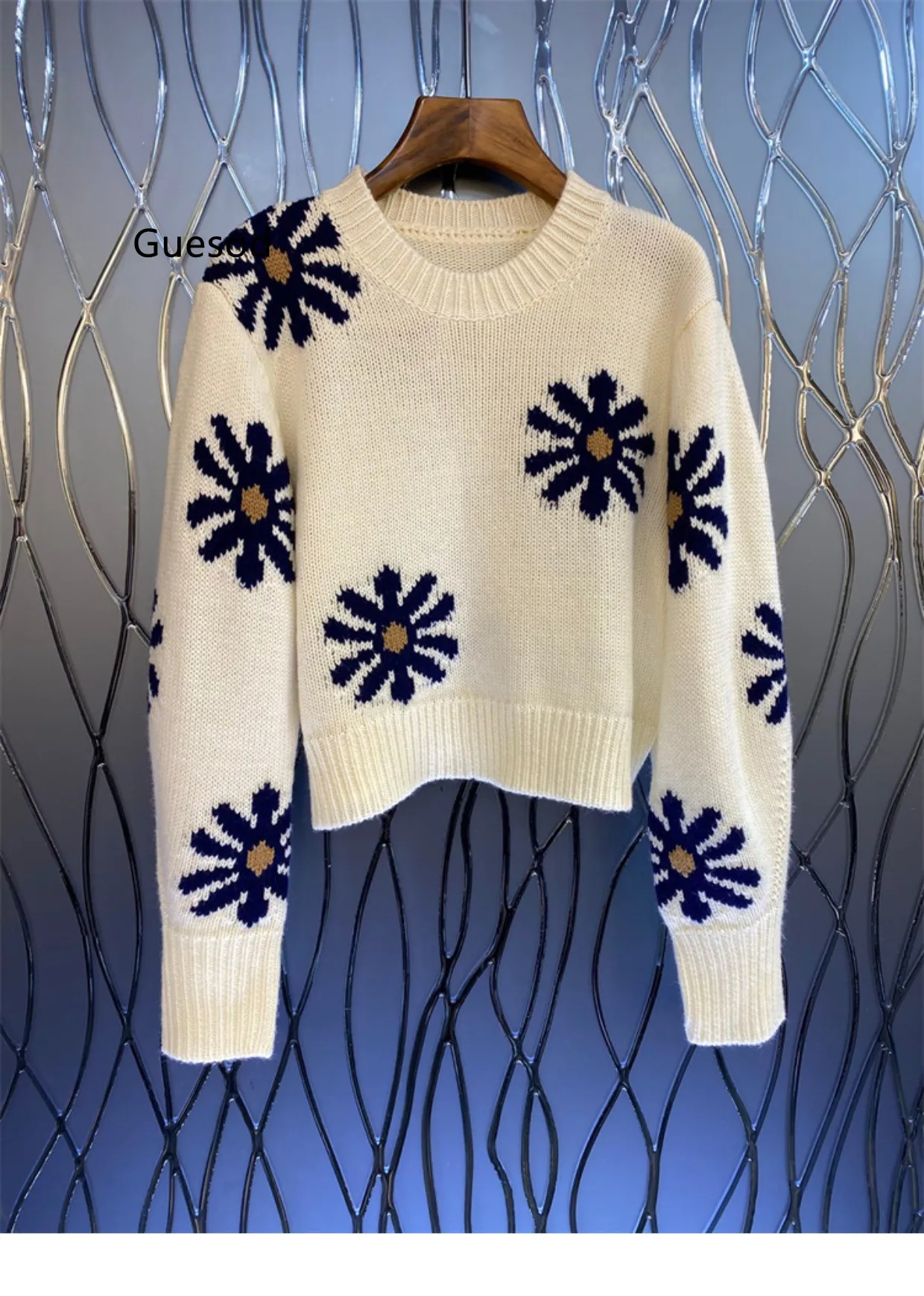 Женский свитер, женские пуловеры с цветочным принтом и круглым вырезом, свитер для женщин, Новое поступление на осень и зиму
Женский свитер, женские пуловеры с цветочным принтом и круглым вырезом, свитер для женщин, Новое поступление на осень и зиму