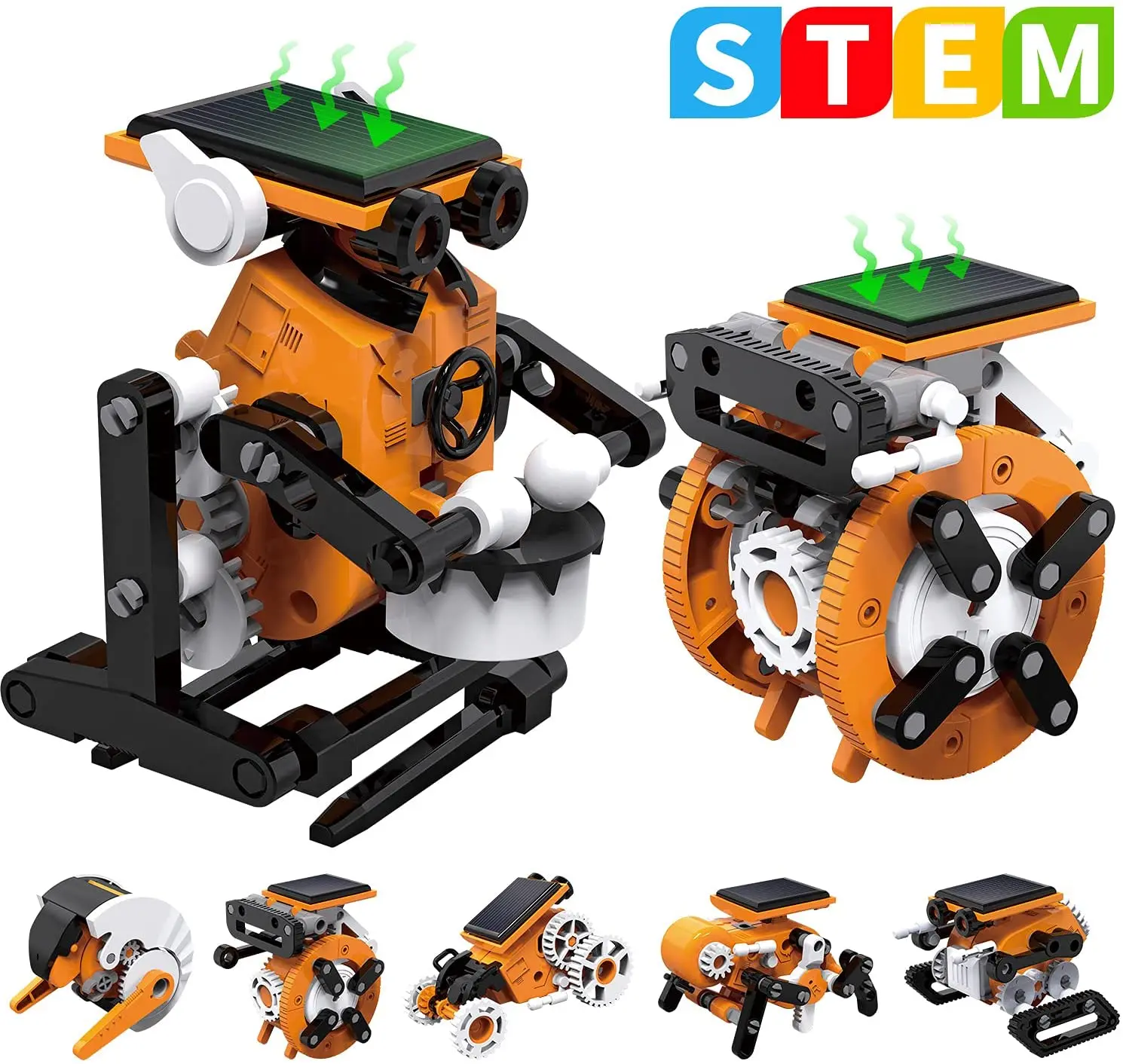 A Set of 7 Solar Robots Movable Intelligent Robot Chile Can Be Developed Diy Building Blocks Parent-child Toy Gifts for Children
A Set of 7 Solar Robots Movable Intelligent Robot Chile Can Be Developed Diy Building Blocks Parent-child Toy Gifts for Children