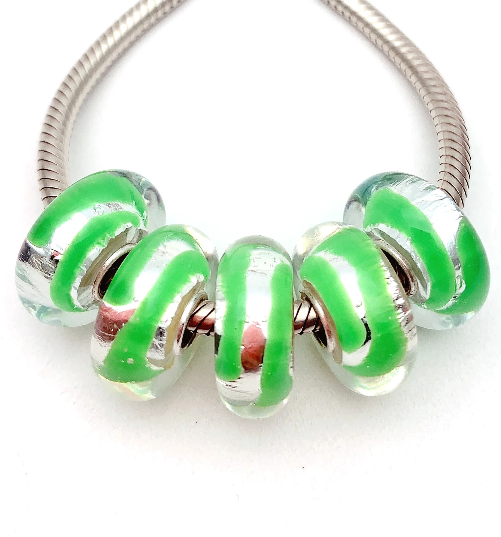 XHYG398 5X 100% Authenticity S925 Sterling Silver Beads Murano GlassBeads Fit European Charms Bracelet Diy Jewelry Lampwork
XHYG398 5X 100% Authenticity S925 Sterling Silver Beads Murano GlassBeads Fit European Charms Bracelet Diy Jewelry Lampwork