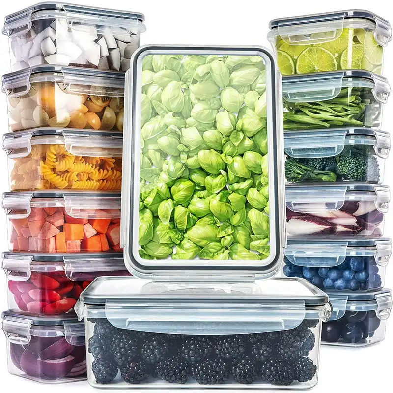 Piece Variety Pack Food Storage Containers with Lids - BPA-Free - Food Meal Prep (14 Pack)
Piece Variety Pack Food Storage Containers with Lids - BPA-Free - Food Meal Prep (14 Pack)