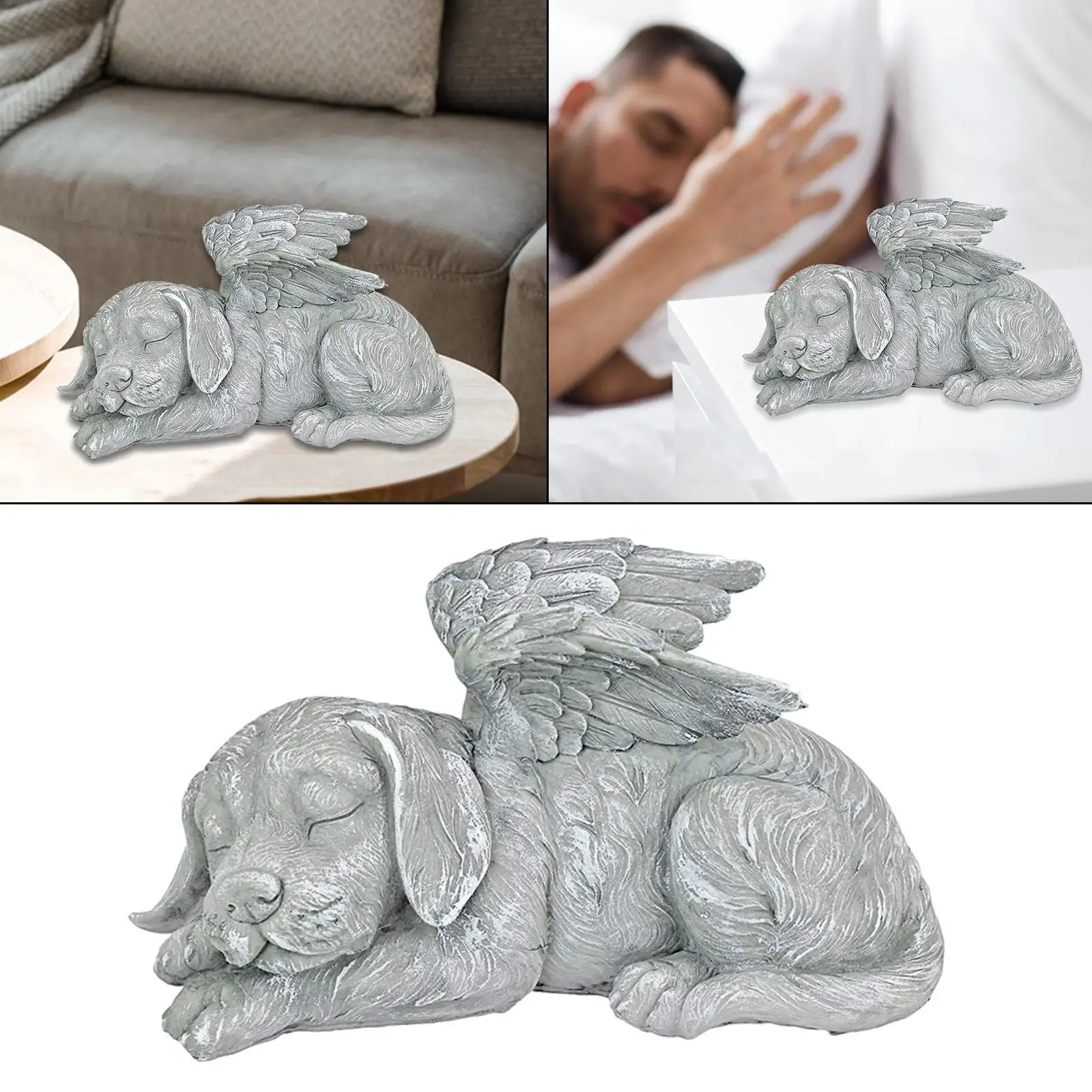 1x Creative Angel Dog Cat Pet Statue Handicraft Outdoor Garden Statue Decoration Pet Tombstone Commemorative Ornaments
1x Creative Angel Dog Cat Pet Statue Handicraft Outdoor Garden Statue Decoration Pet Tombstone Commemorative Ornaments